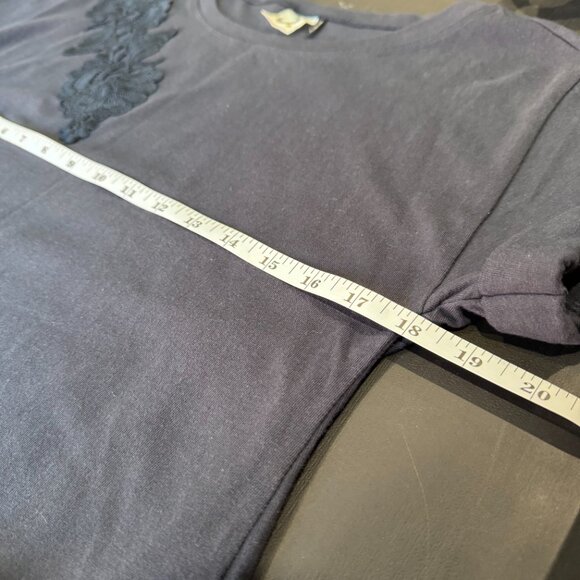 Akemi + Kin for Anthropologie Mixed Boho Floral Tunic Tee Top (Size S) - Picture 13 of 15